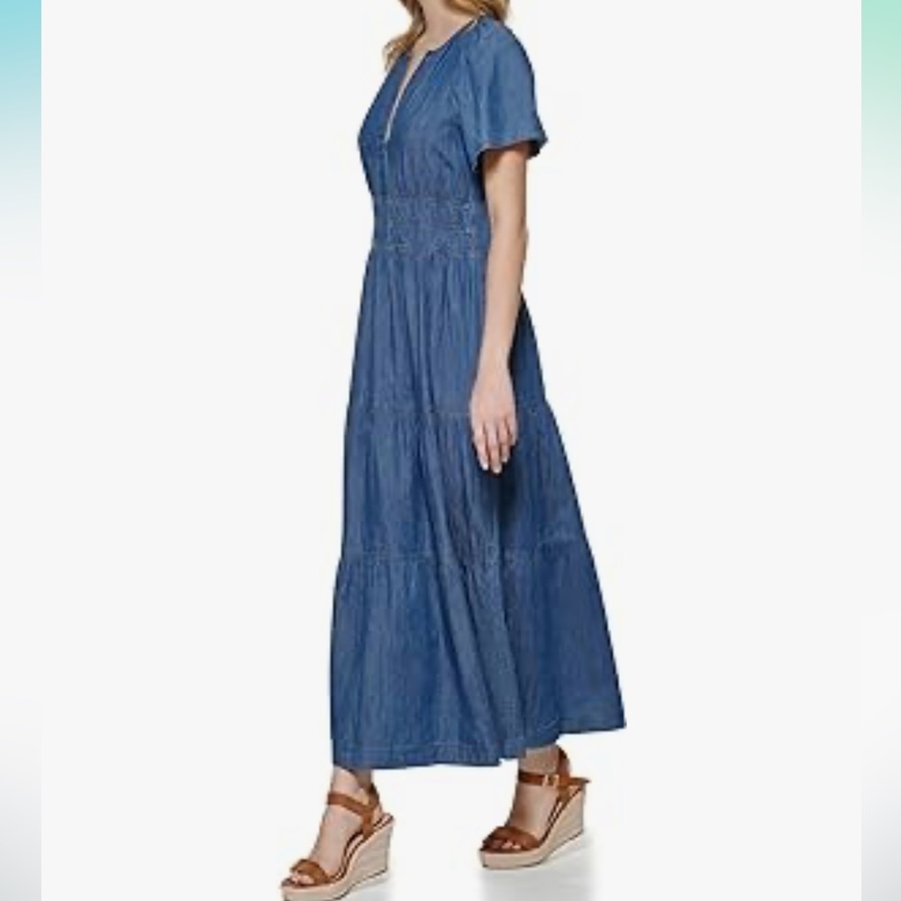 Tommy Hilfiger Denim Beautiful Yet Comfy Maxi Dress - Picture 2 of 6
